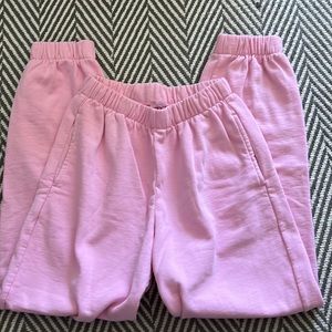 Brandy Melville bubblegum pink sweatpants